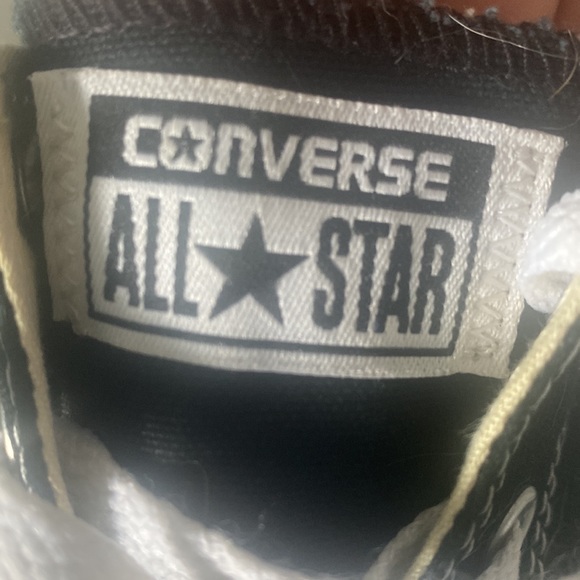 Black low top Converse. - Picture 3 of 6